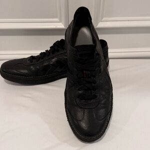 Hugo Boss Men's Black Leather Sneakers
